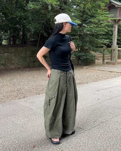 Cargo Parachute Pants khaki