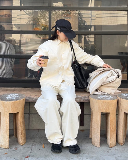 ［4/5restock］ Cotton Canvas Soft Work Jacket