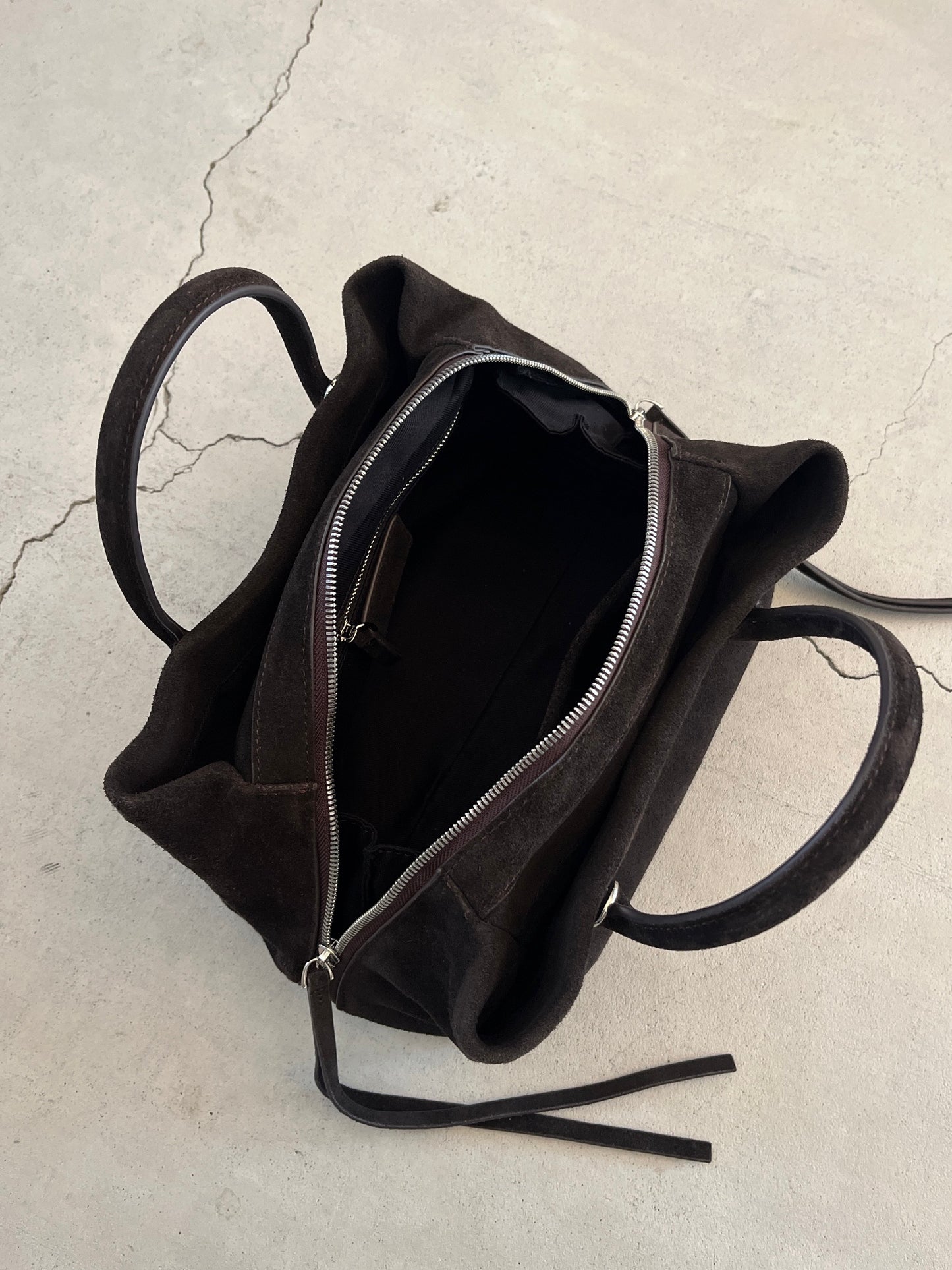 ［11/16restock］Suede Boston square bag S 12月中旬入荷分