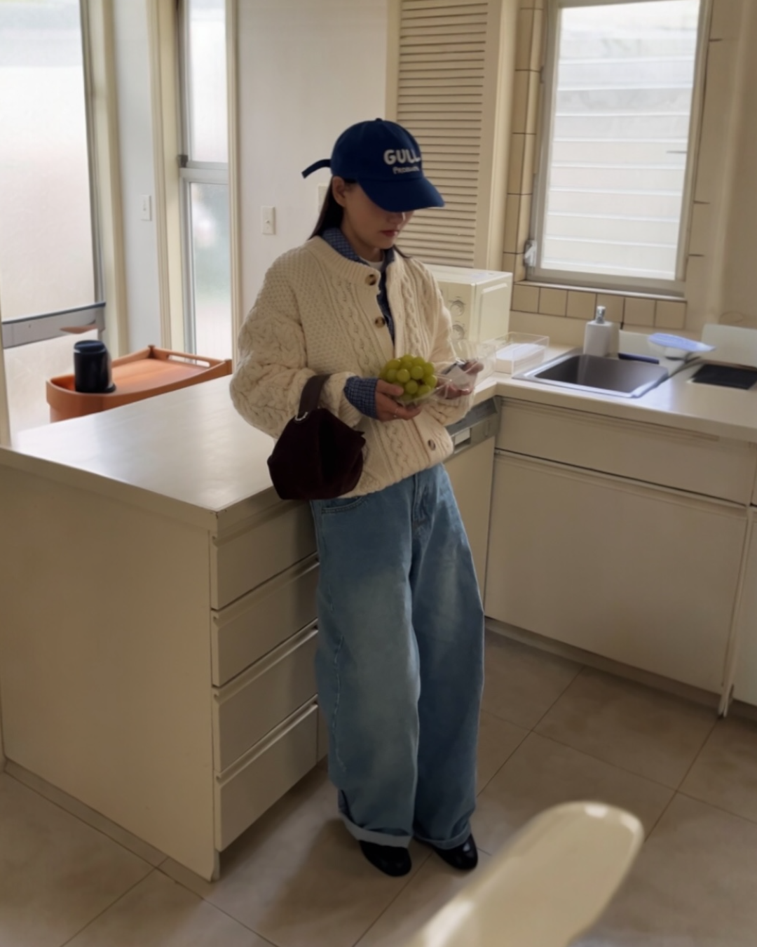 Calm Wash Wide Jeans