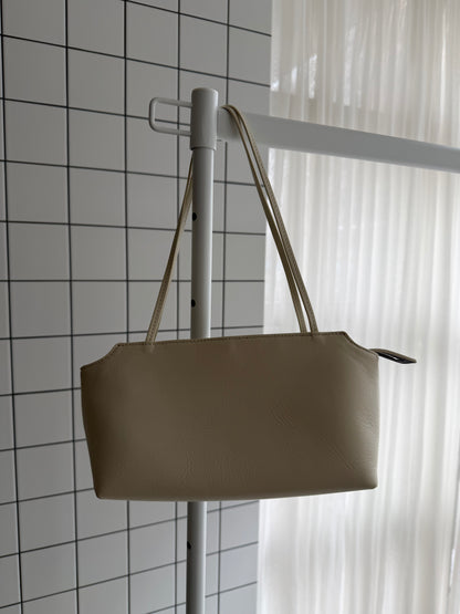 [7/23new]Smooth mini Boston Bag white