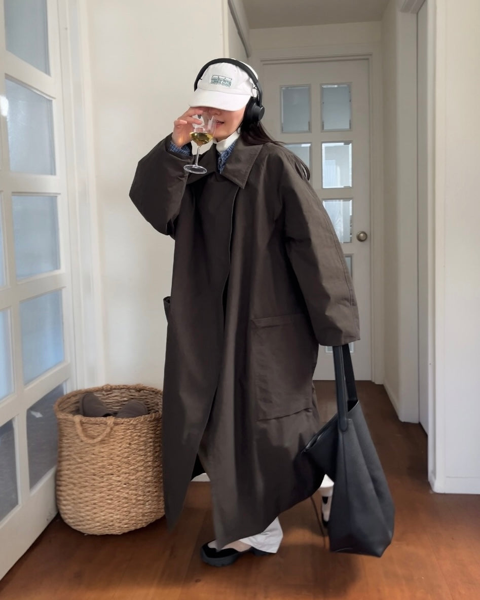 [12/4new]Cotton Canvas Coat khaki 12月下旬入荷分