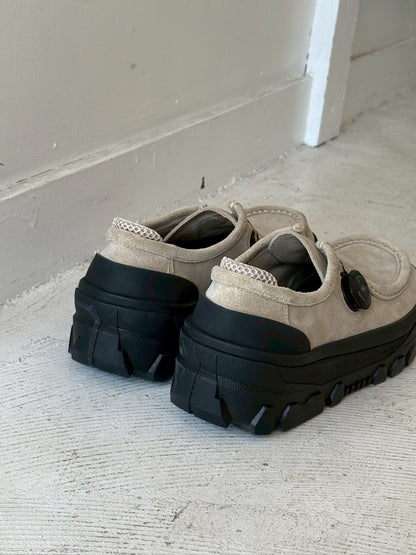 Suede Dial Leather Shoes 4月下旬入荷