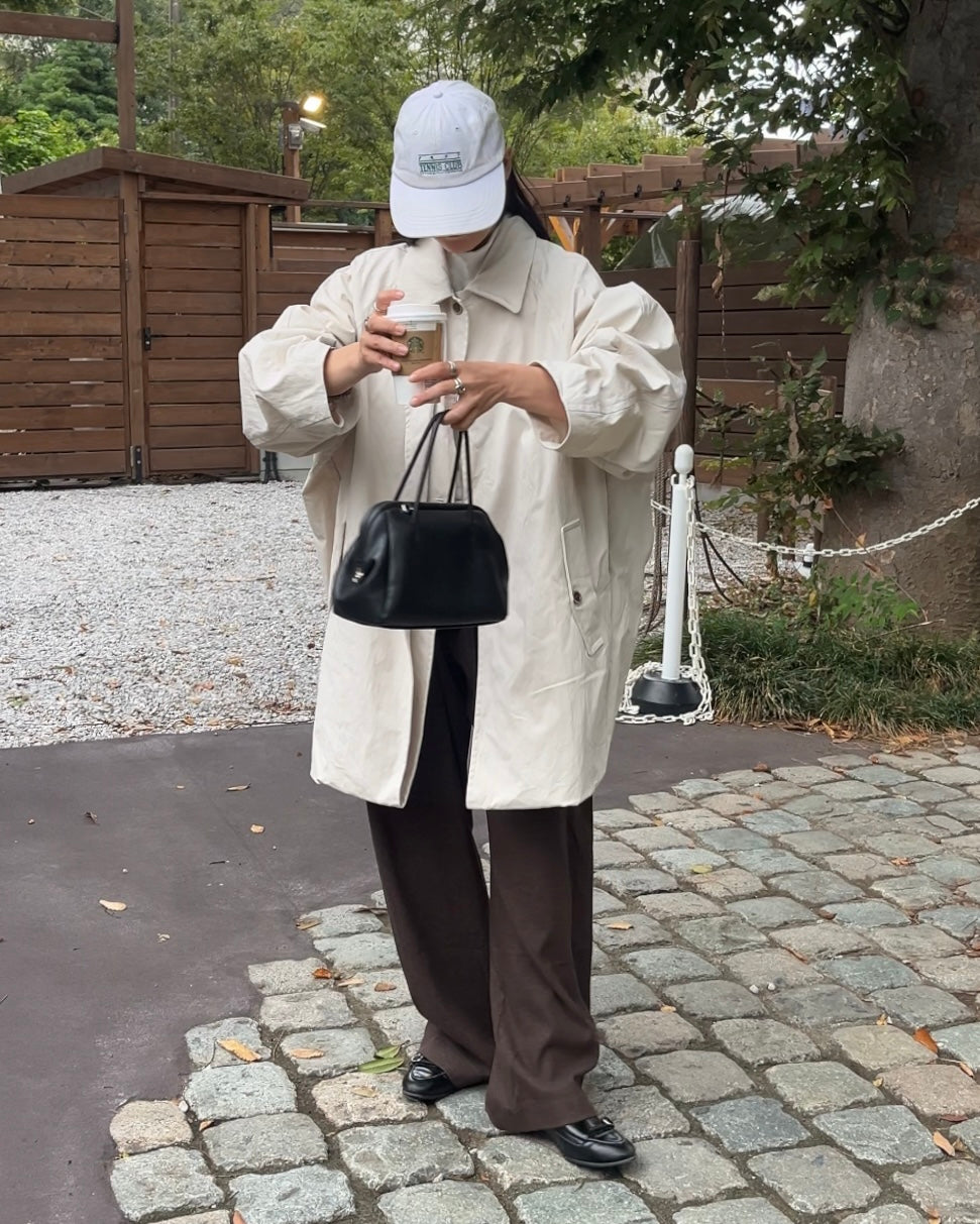 [11/13new]Relax Tuck Easy Pants  brown