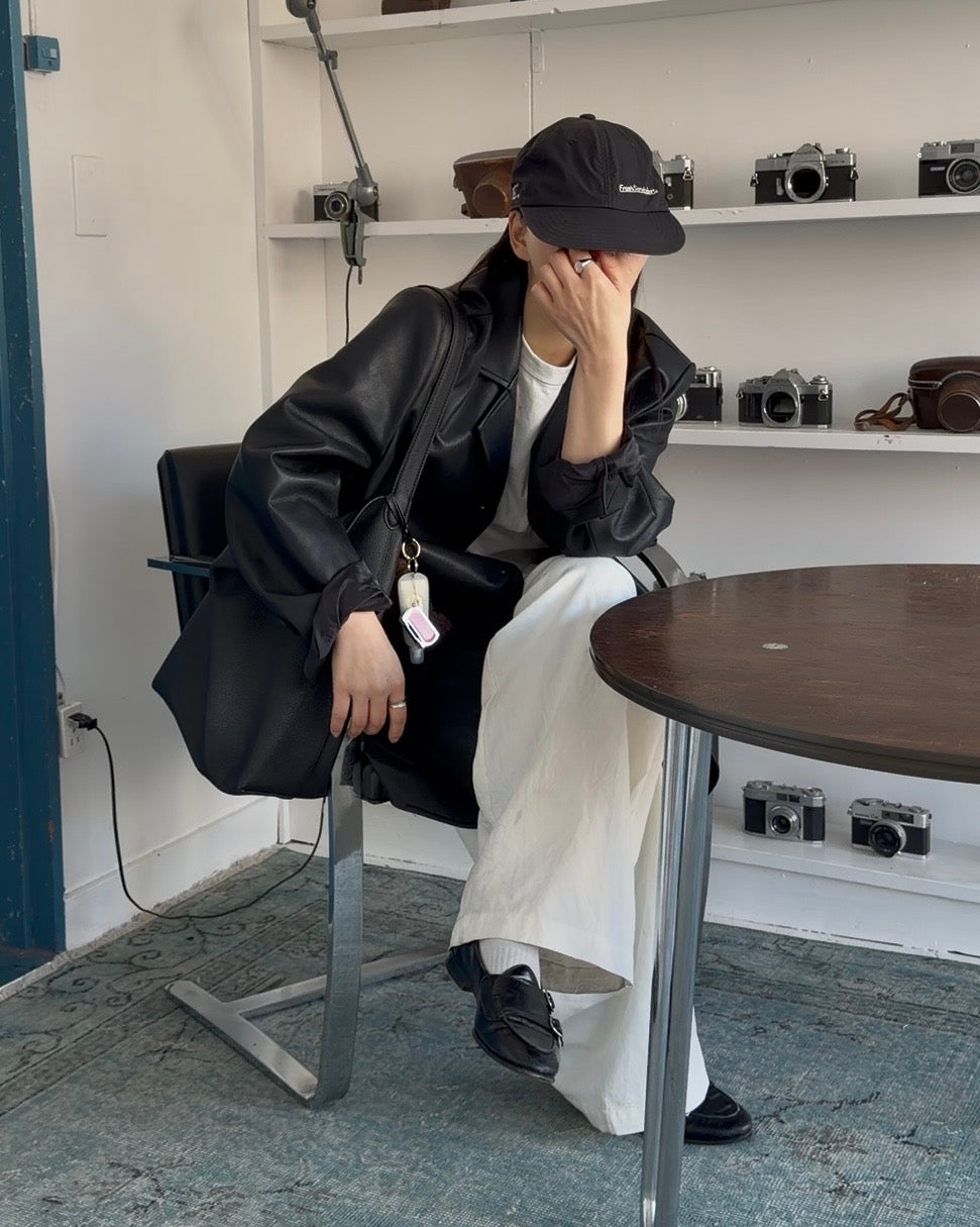 [2/12new] Urban Leather-Like Jacket