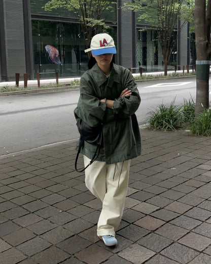 Curve Leather 2way handle bag