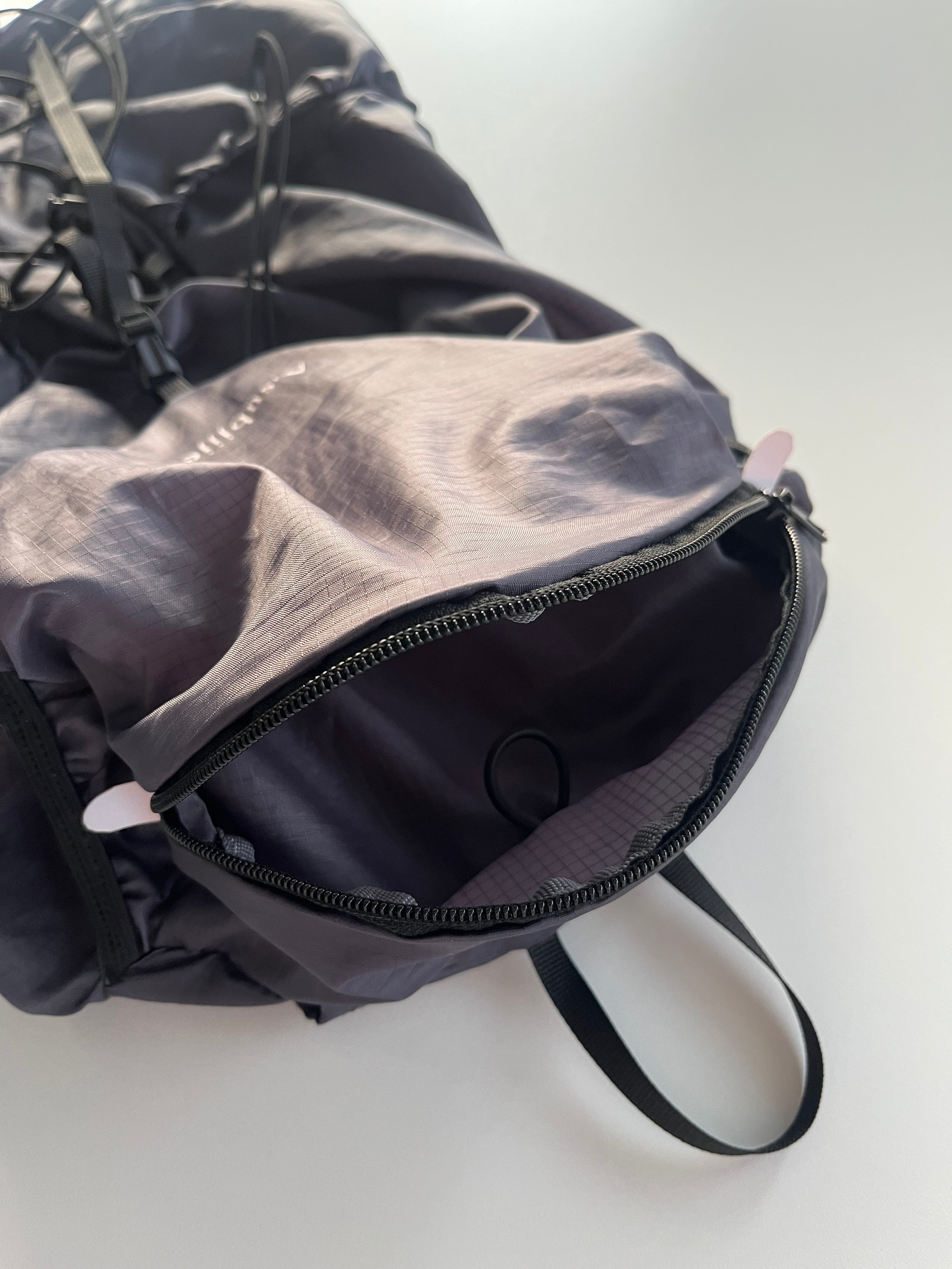 9/6restock］ Packable Trek Backpack black – A.subjjject