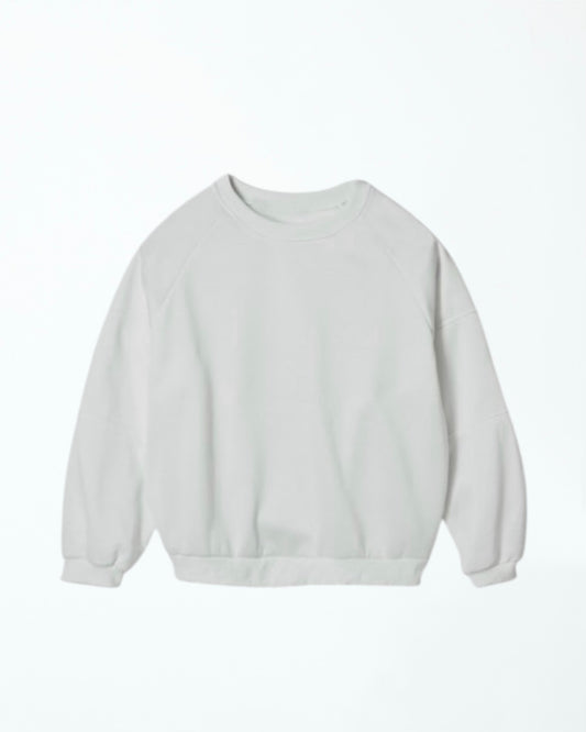 fleece lining sweat white