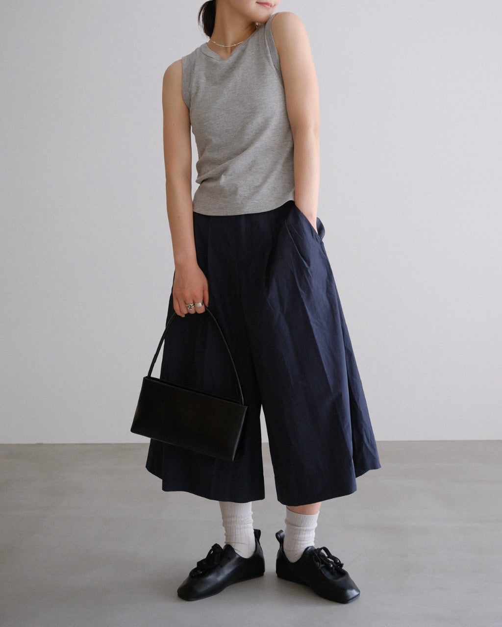 [7/16new]fat Tank Top gray