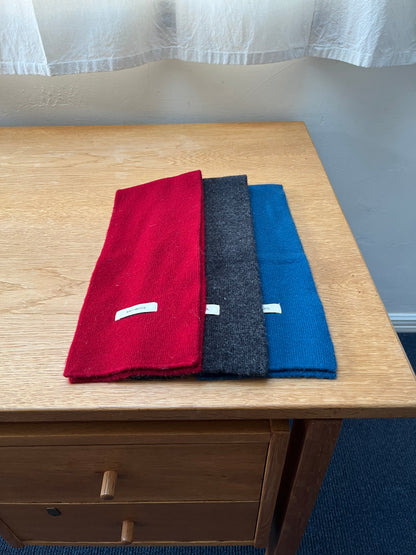 Wool Neck Wrap Red