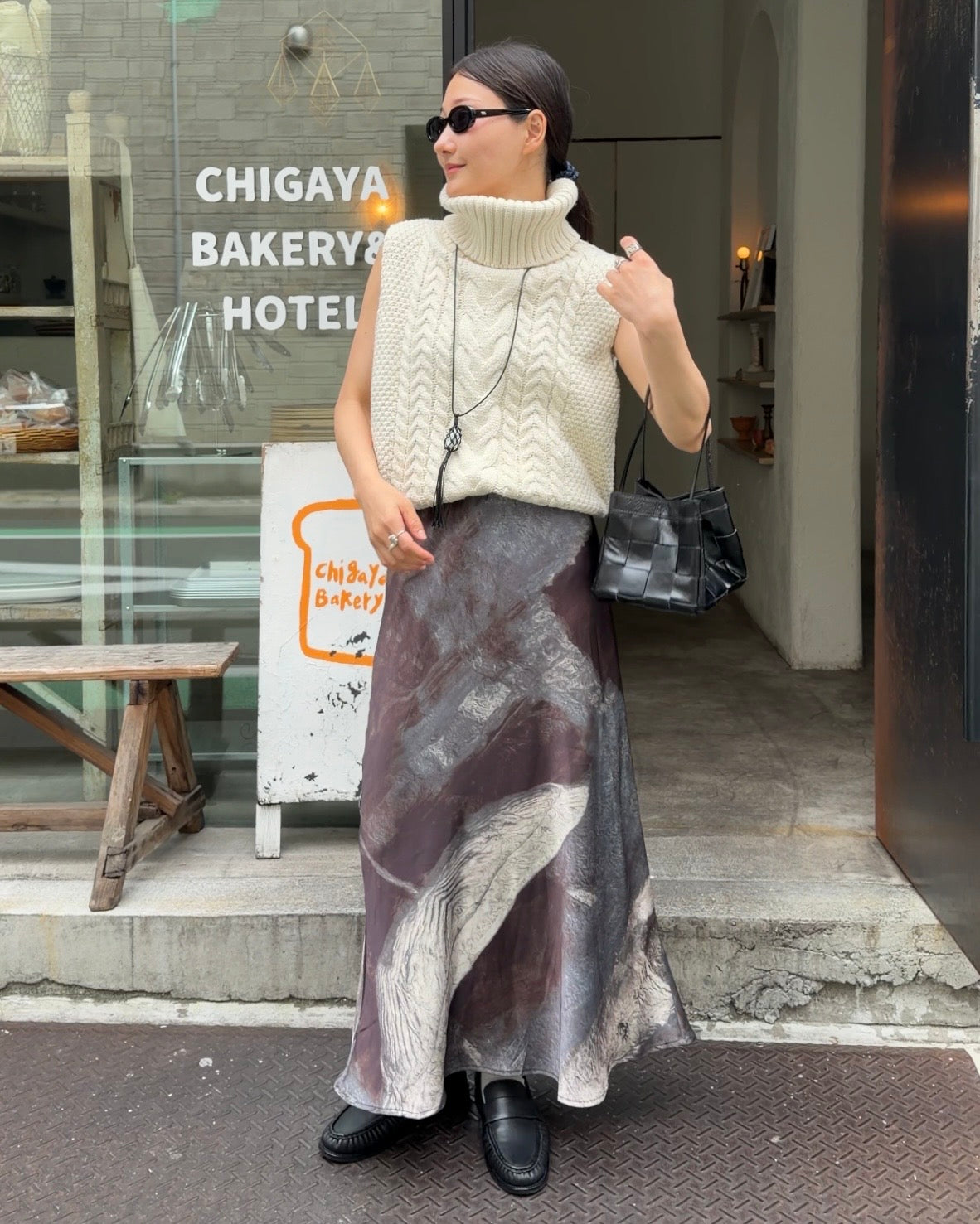 [9/24new] wide rib knit vest 10月中旬〜下旬入荷分