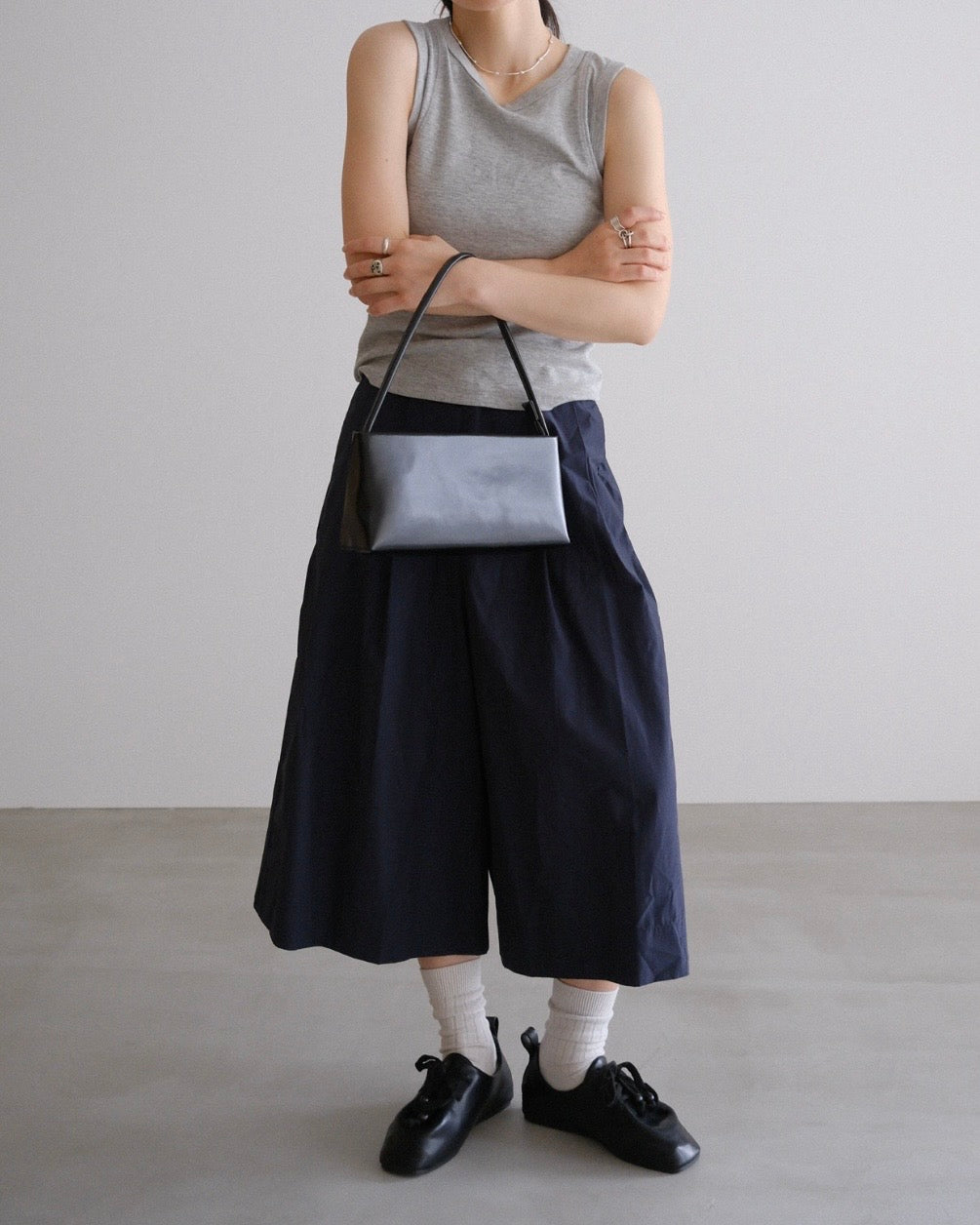 [7/16new]fat Tank Top gray