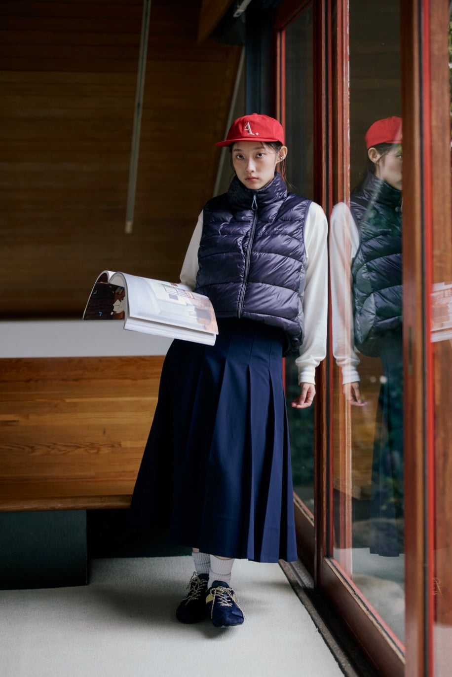 [10/22new] glossy padded vest GR