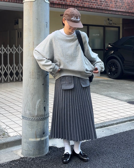pocket easy sweat gray