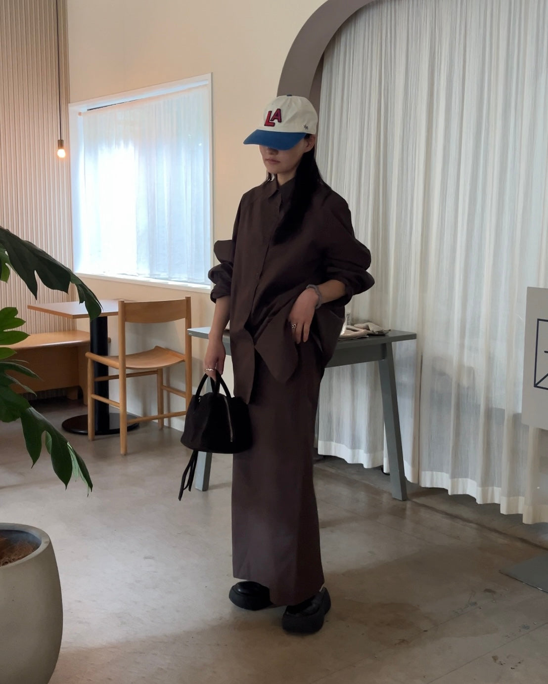 Suede Boston square bag S – A.subjjject