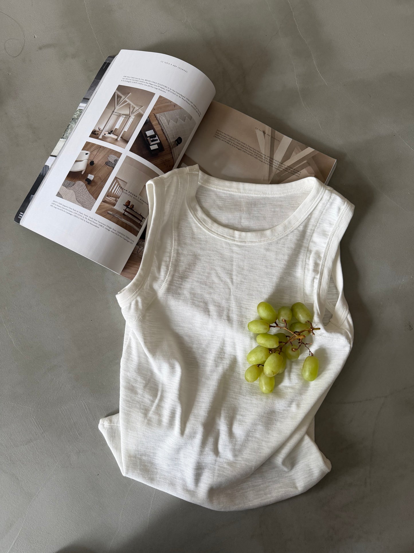 [7/16new]fat Tank Top white