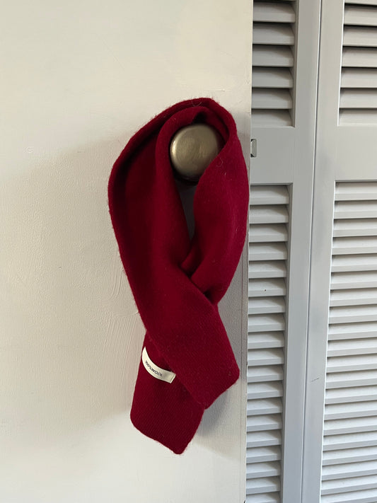 Wool Neck Wrap Red