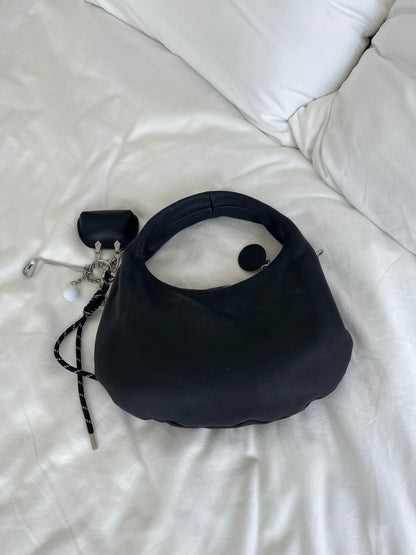 [5/21new]Round Curve Leather Bag black  6月上旬〜下旬入荷