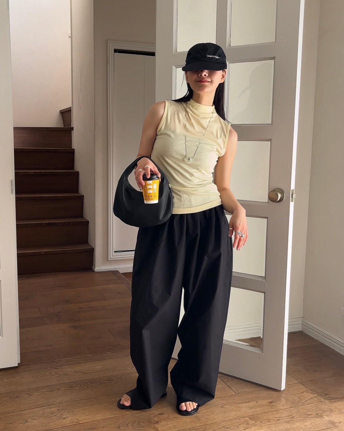 [4/16 new]Easy Form Pants  black 5月初旬入荷分