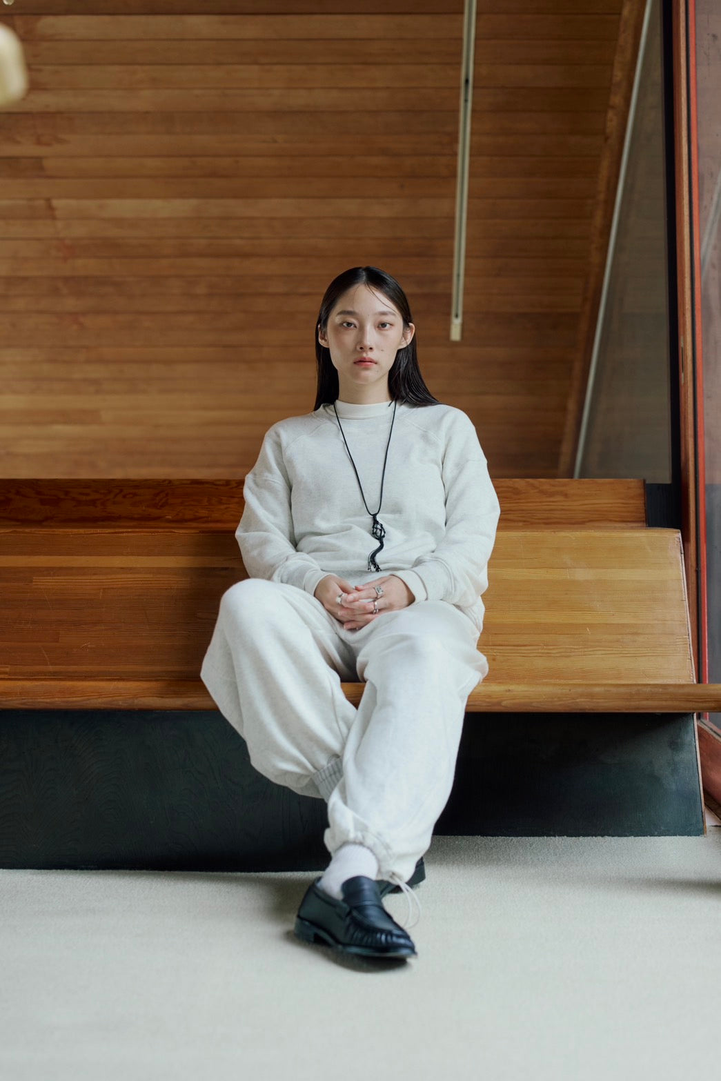 [10/15new] hem light sweat tops WH