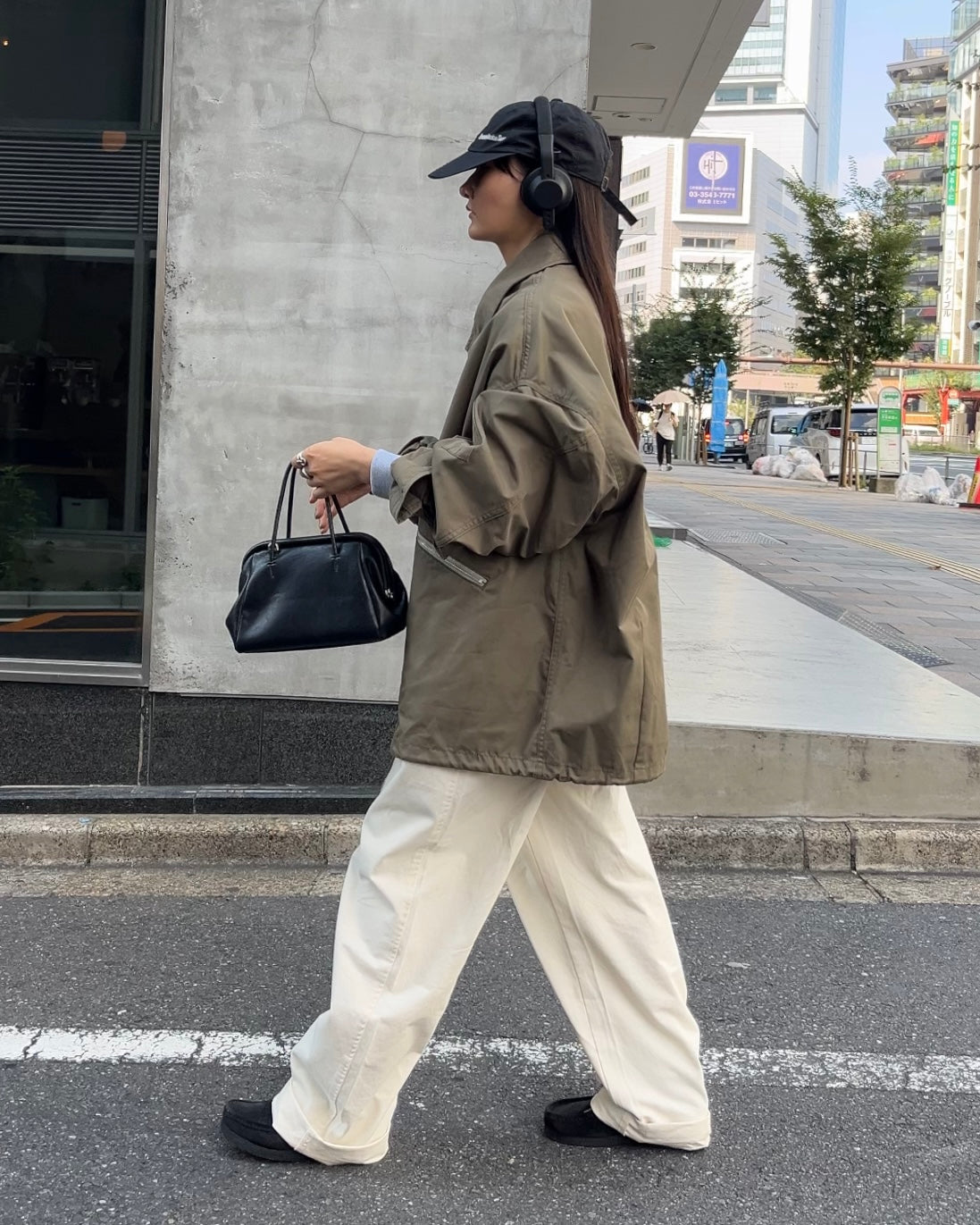 [9/18new][予約]Cotton Wide-Leg Pants 10月初旬～中旬入荷