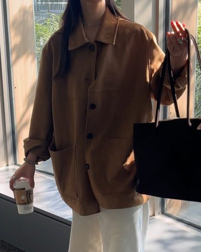 Suede Touch Box Jacket