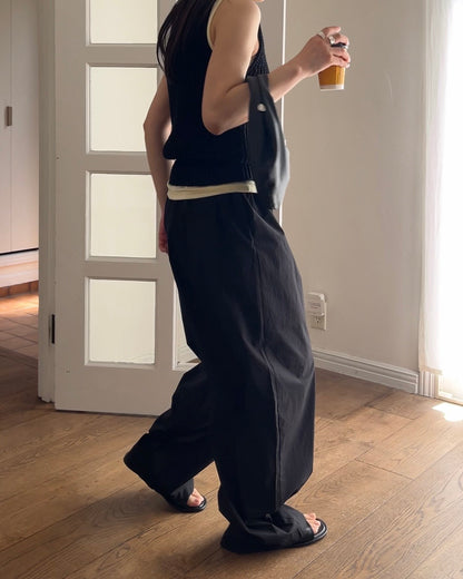 [4/16 new]Easy Form Pants  black 5月初旬入荷分