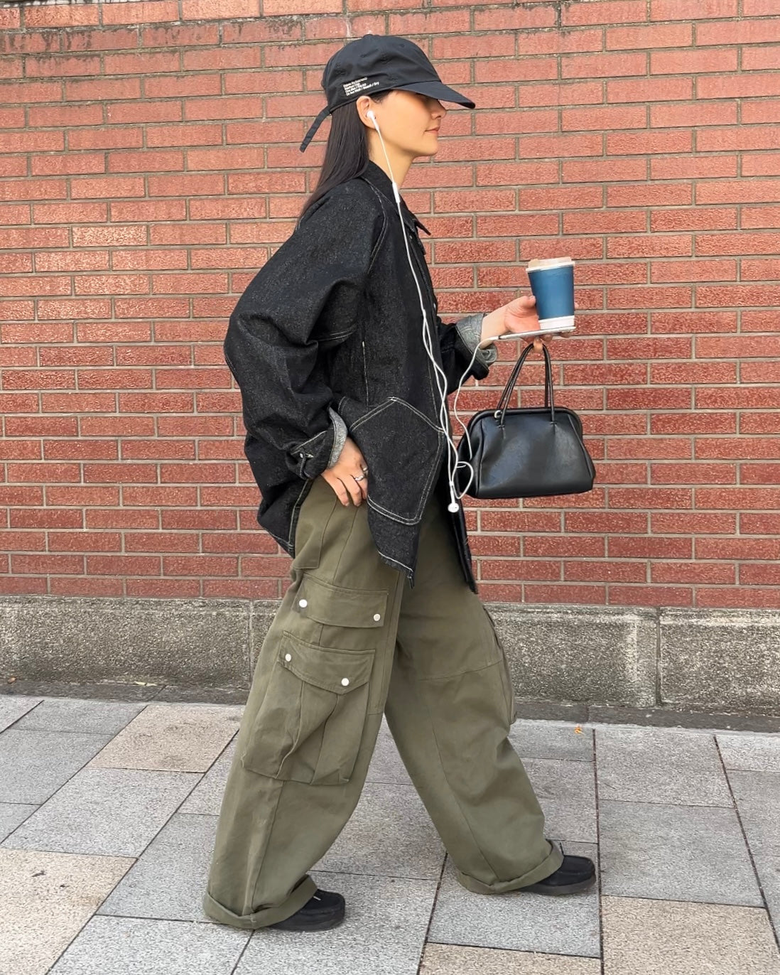 Denim Work Coverall Jacket