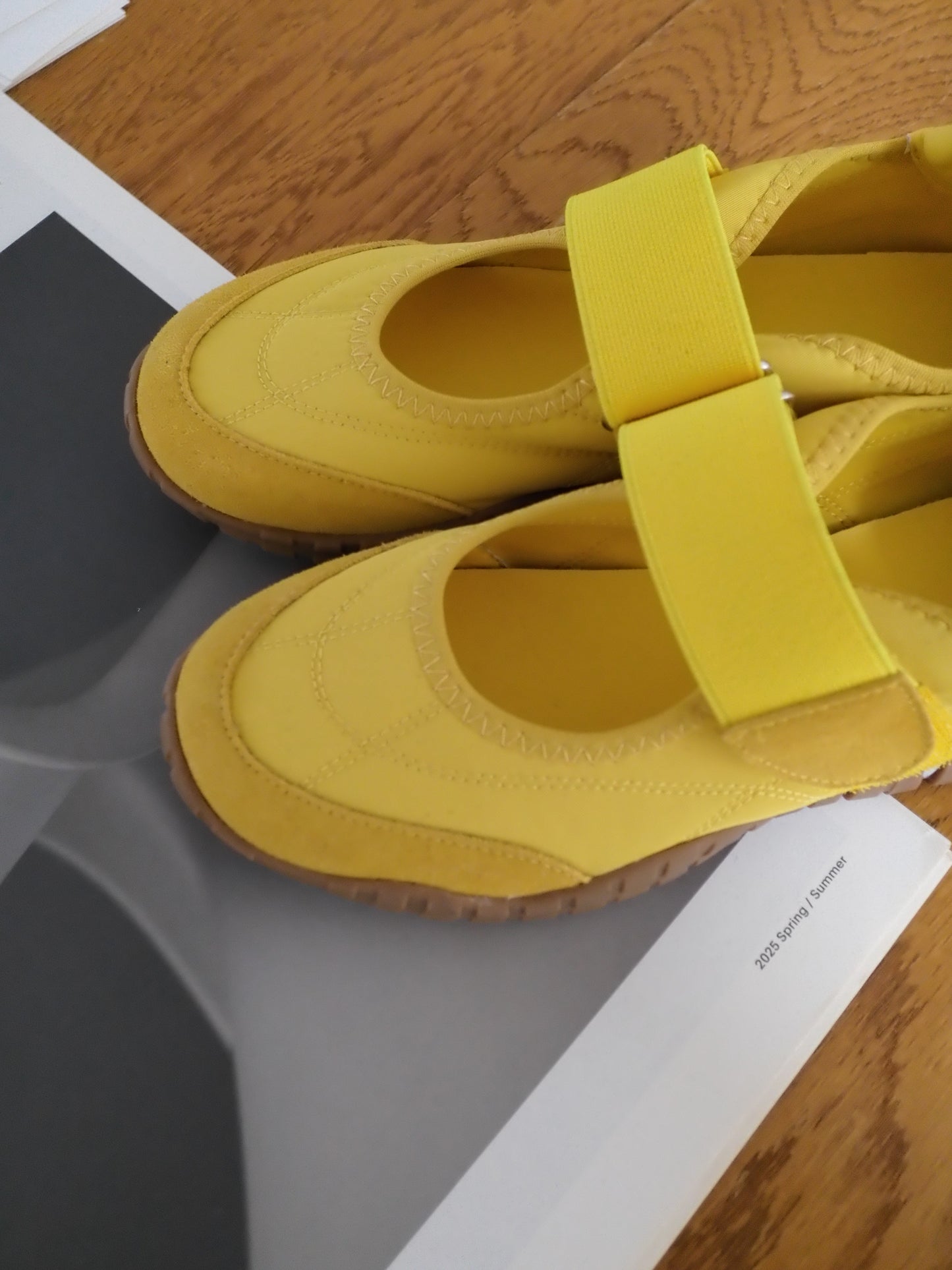 ［6/11new］Belt Fit Shoes yellow