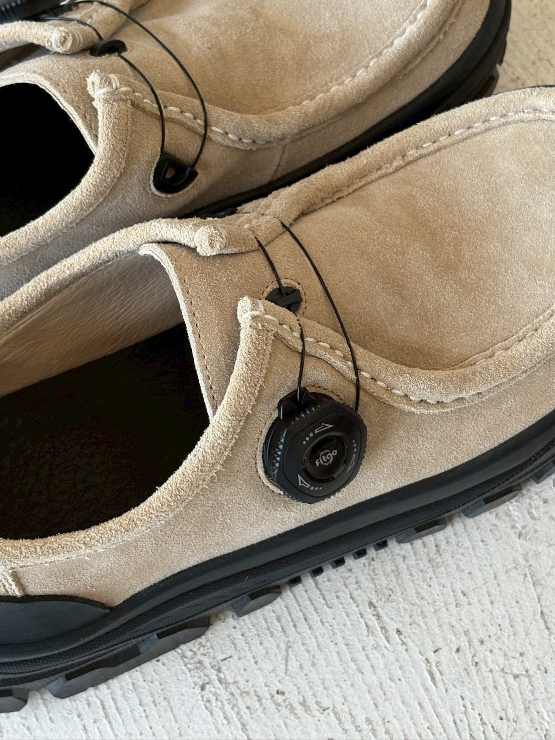 Suede Dial Leather Shoes 4月下旬入荷