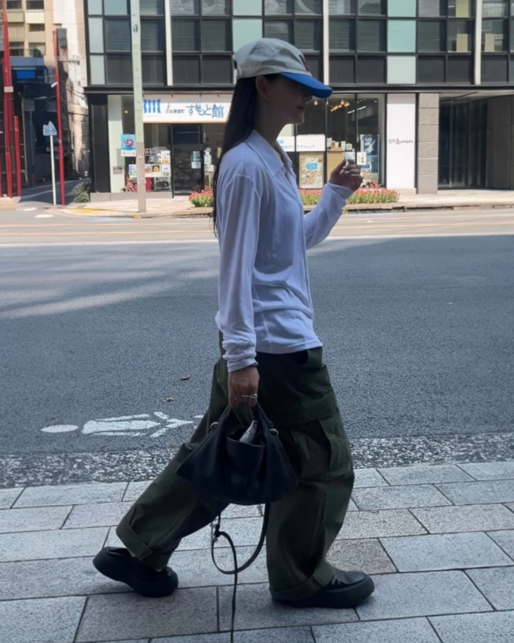 [9/4new]Airy Light Shirt white