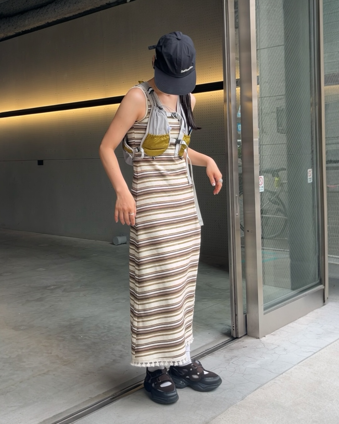 [7/31new]Border Fringe Onepiece
