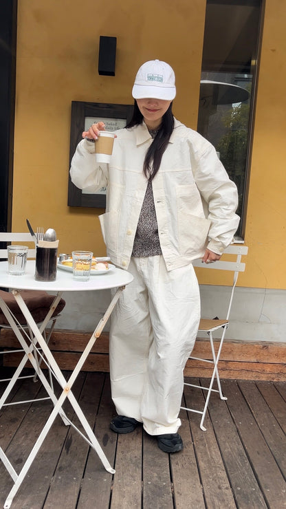 ［4/5restock］ Cotton Canvas Soft Work Jacket
