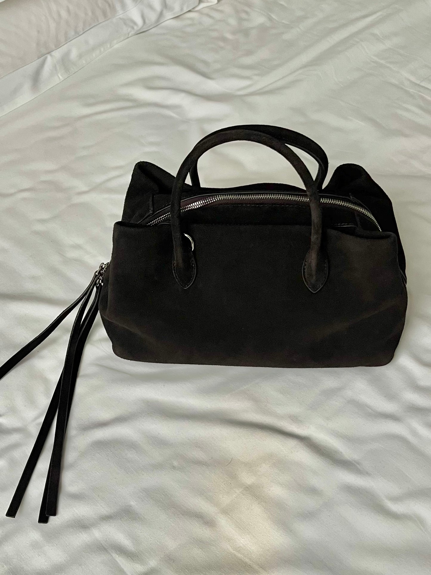 ［11/16restock］Suede Boston square bag S 12月中旬入荷分