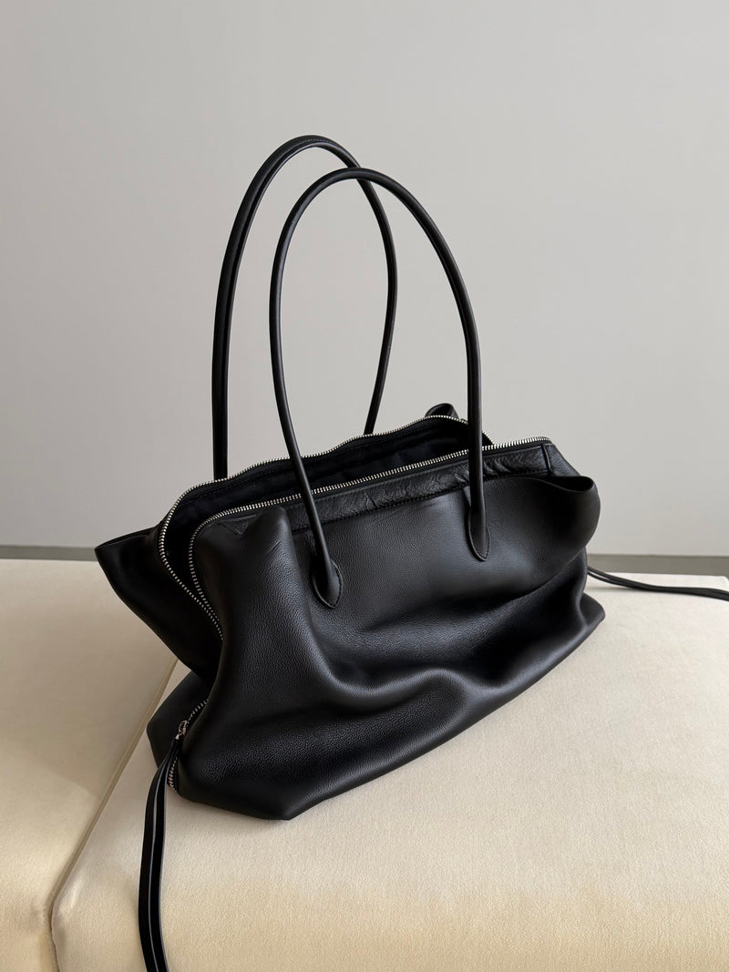 ［8/2restock］leather Boston square bag L 8月中旬入荷分