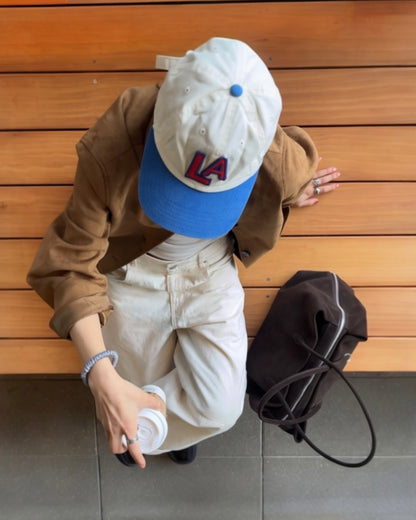 Back Buckle Denim Pants