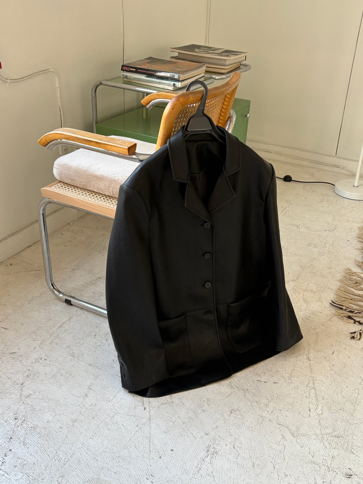 [2/12new] Urban Leather-Like Jacket