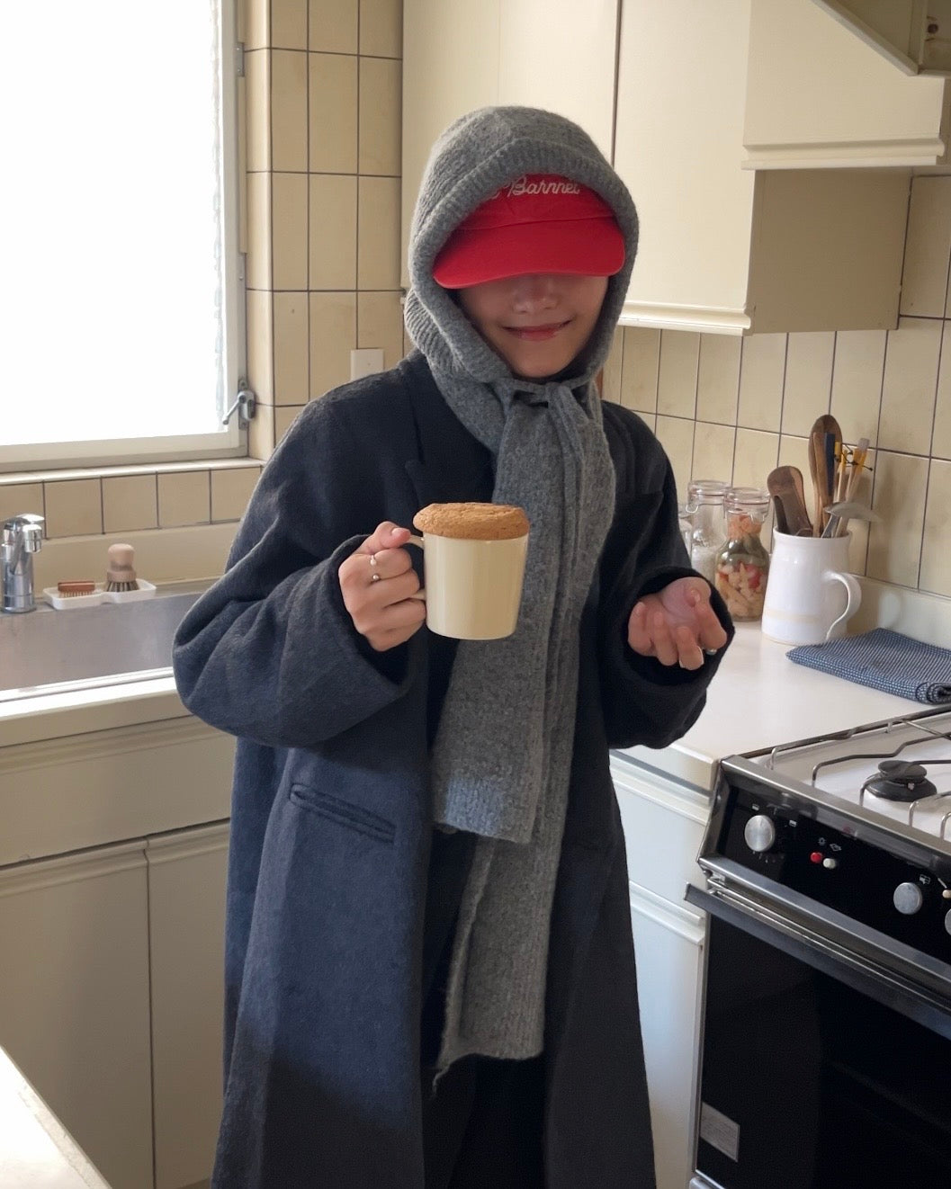 Calm Layer Double Coat Gray