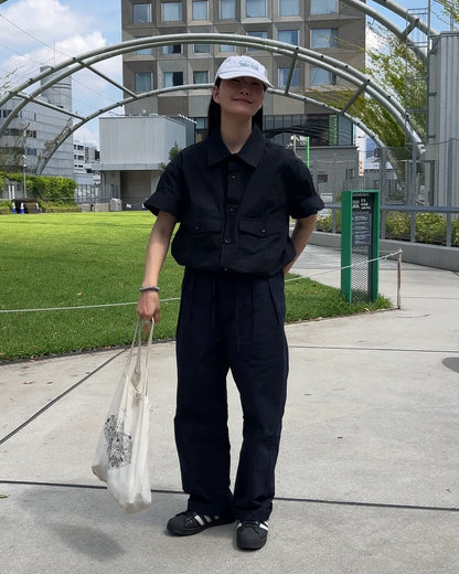 [10/16new] paper like tuck pants