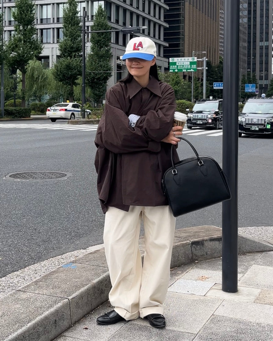 Boston Leather Dome Bag