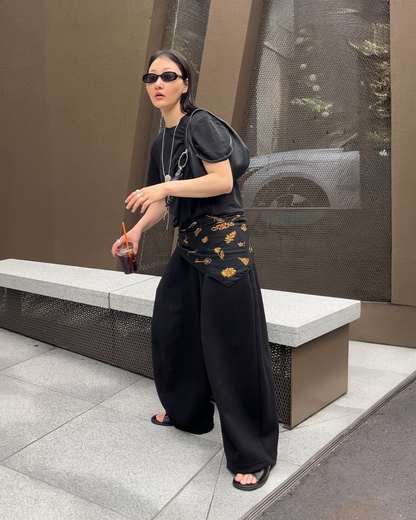 [5/21new]Round Curve Leather Bag black  6月上旬〜下旬入荷