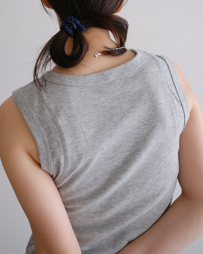 [7/16new]fat Tank Top gray