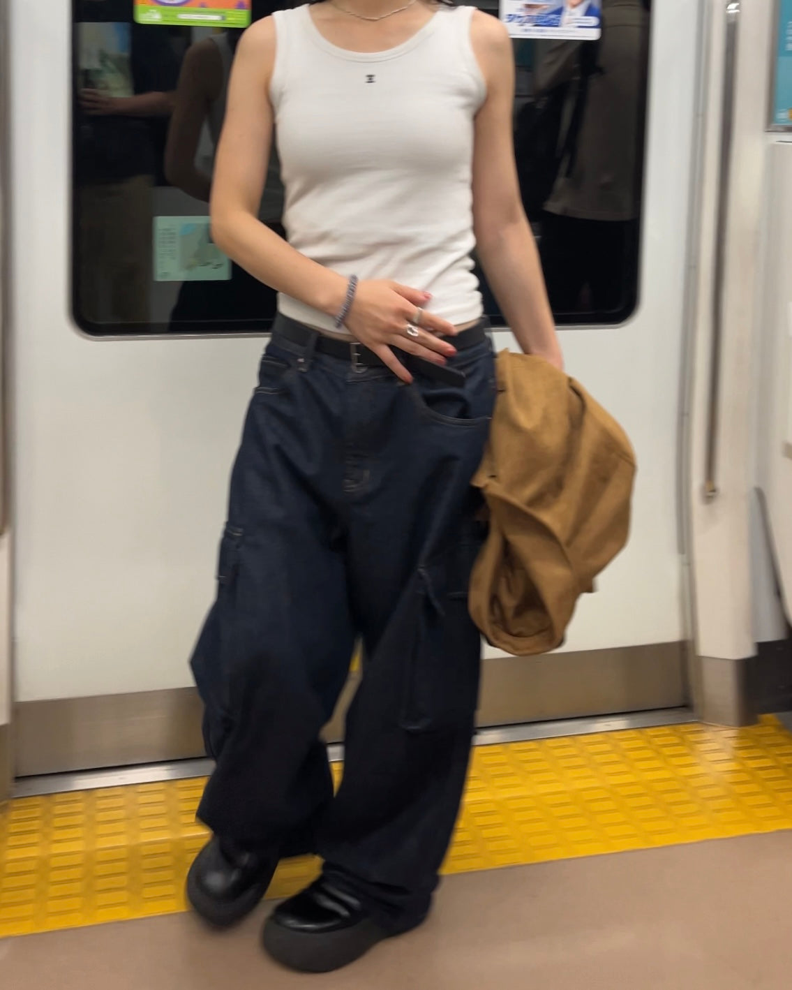 [9/25new] Cargo Work Denim