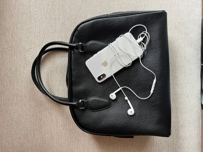 Boston Leather Dome Bag