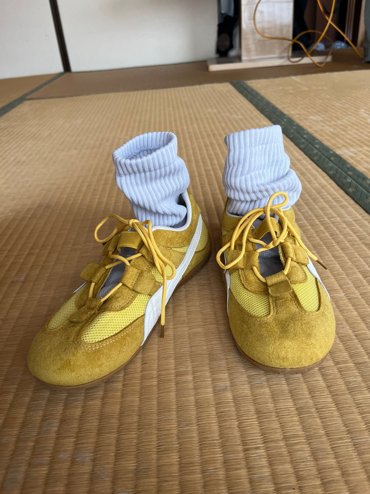 [8/28new][予約] Ballet Line Sneakers yellow 9月下旬入荷予定