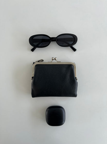 [7/23 new]Soft Leather Frame Wallet