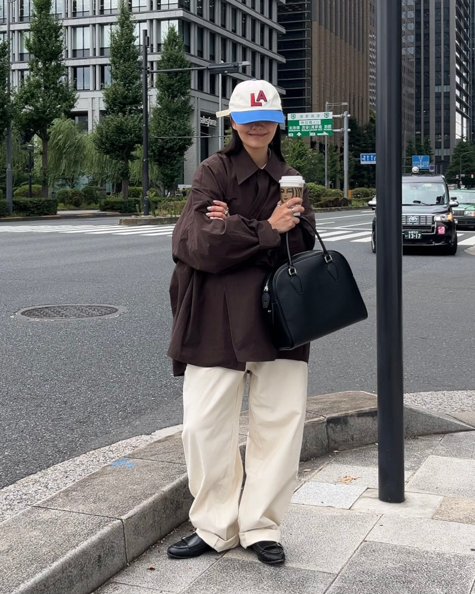 Boston Leather Dome Bag