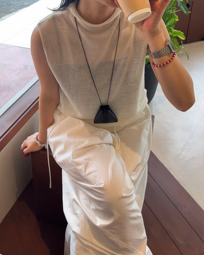 [6/4new]Dry Touch Knit white