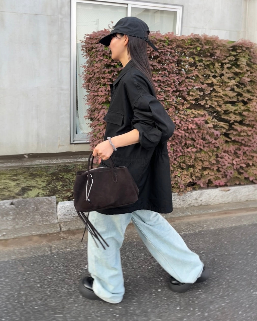 curve lose wide denim