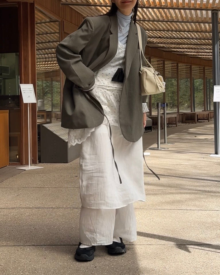[3/29 restock]Rayon Drape Layered pants 3月下旬入荷